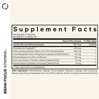 Codeage Brain Focus Vitamins+ - Bodybuilding.com