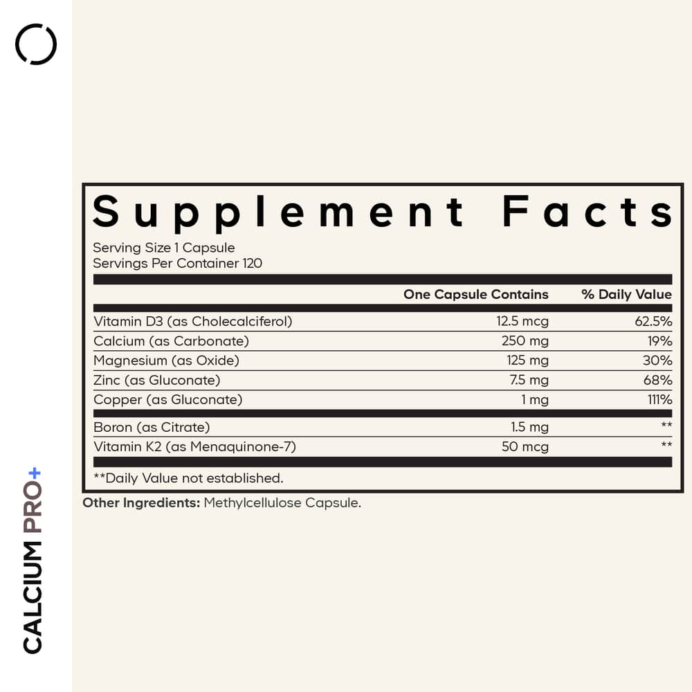 Codeage Calcium Pro+ Calcium Magnesium Supplement - Bodybuilding.com