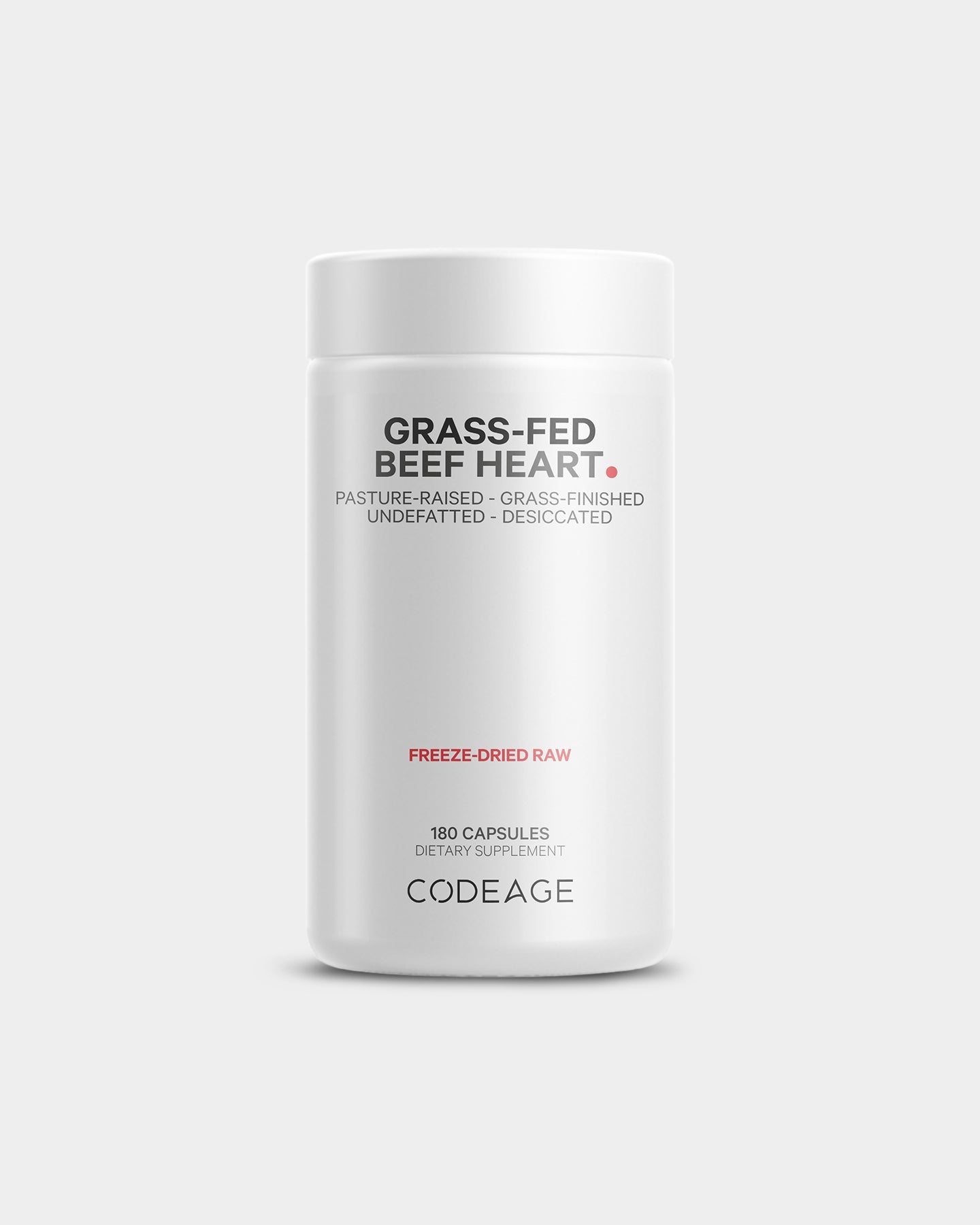 Codeage Grass - Fed Beef Heart Glandular Supplement - Bodybuilding.com