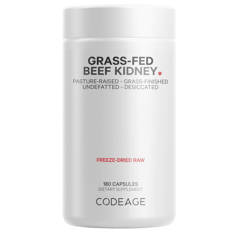 Codeage Grass Fed Beef Kidney Pasture Raised Dietary Supplement - Bodybuilding.com