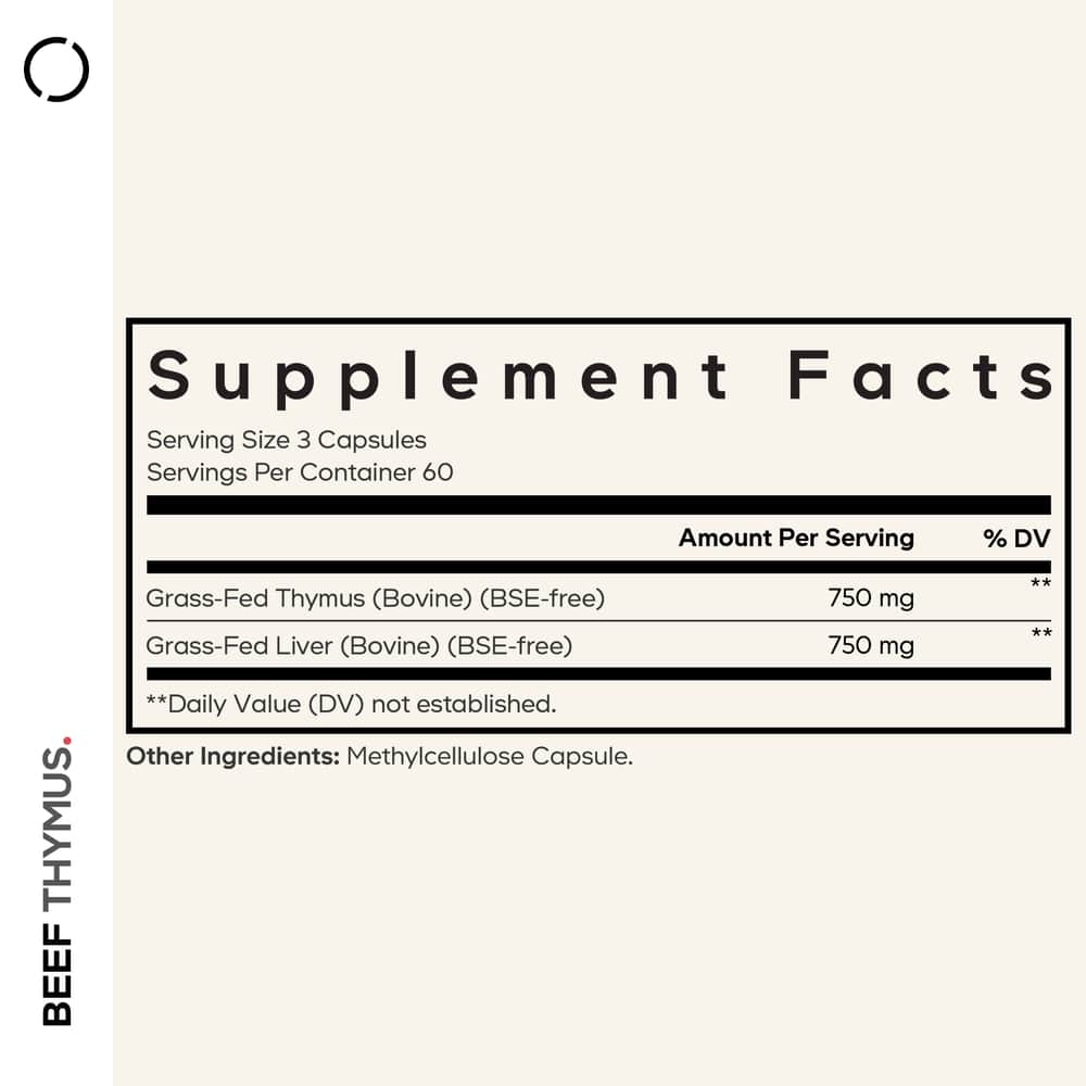 Codeage Grass - Fed Beef Thymus Glandular Supplement - Bodybuilding.com