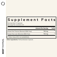 Codeage Grass - Fed Beef Thymus Glandular Supplement - Bodybuilding.com