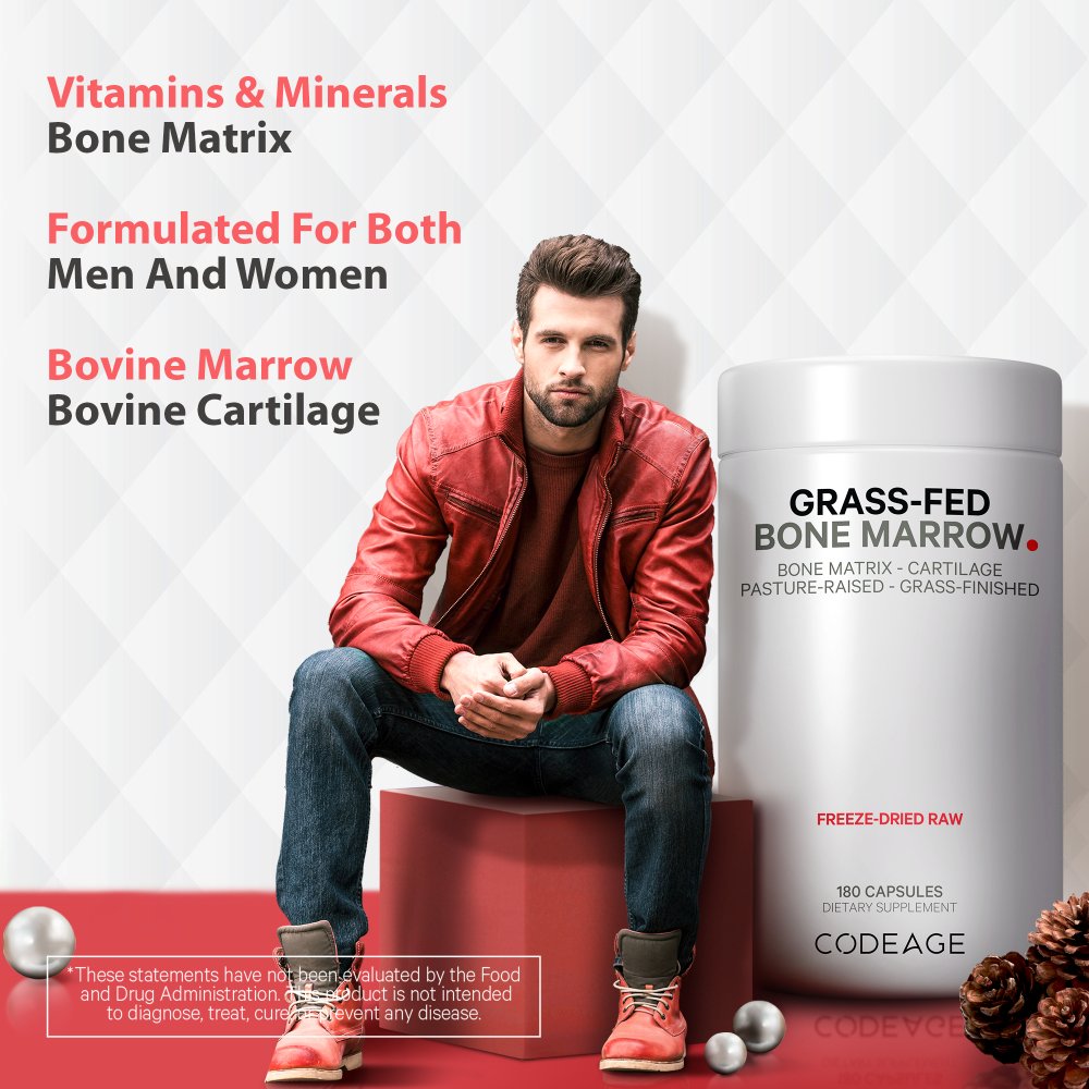 Codeage Grass - Fed Bone Marrow Supplement - Bodybuilding.com