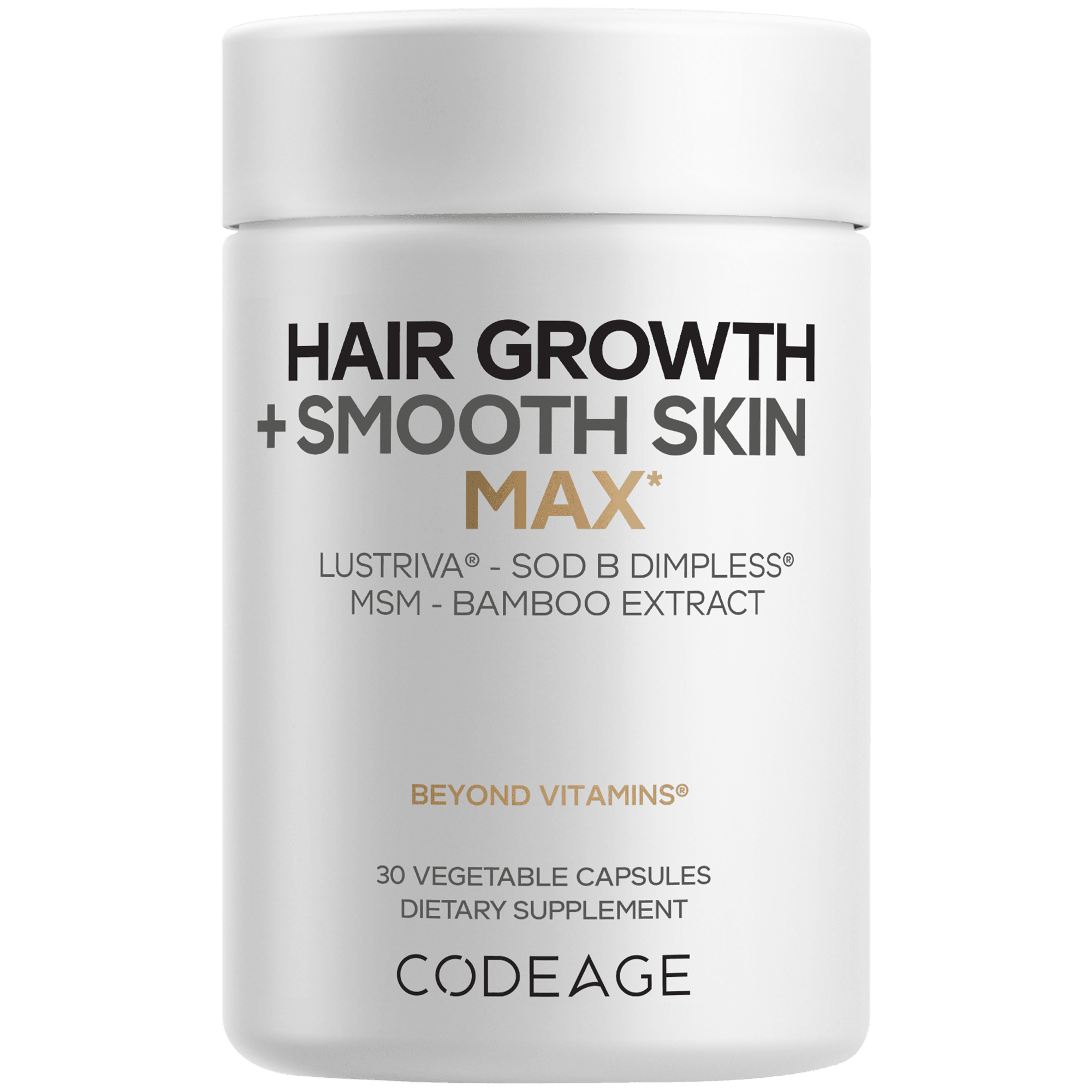 Codeage Hair Growth + Smooth Skin MAX - Bodybuilding.com