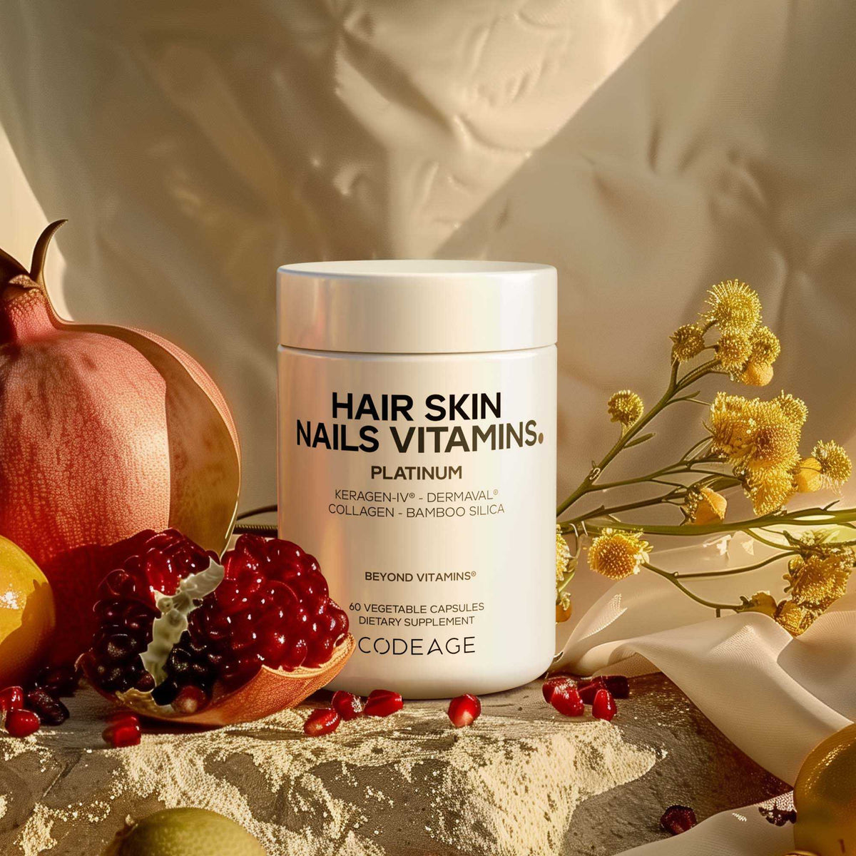 Codeage Hair Skin Nails Vitamins Platinum - Bodybuilding.com