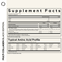 Codeage Hydrolyzed Multi Collagen Peptides Powder Supplement Black Edition - Bodybuilding.com