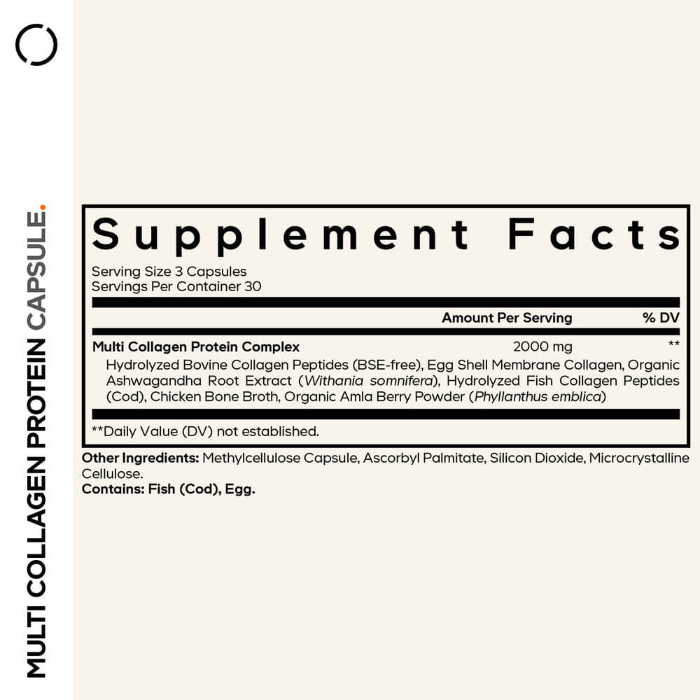 Codeage Hydrolyzed Multi Collagen Supplement - Bodybuilding.com