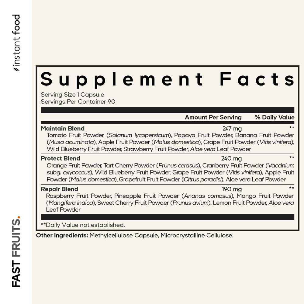 Codeage Instantfood Fast Fruits Daily Fruit Blend Supplement - Bodybuilding.com