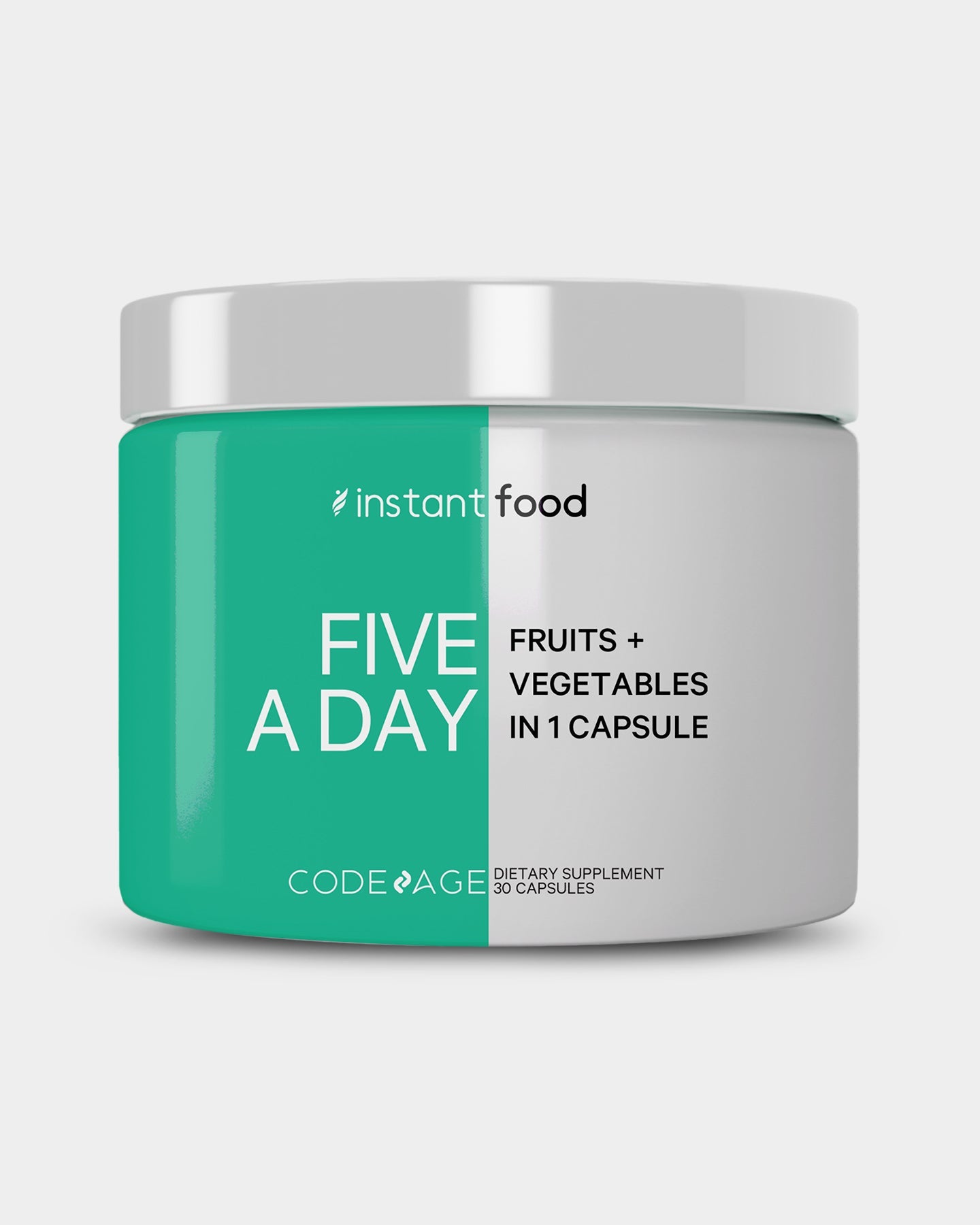 Codeage Instantfood Five a Day Fruits + Vegetables In 1 Capsule - Bodybuilding.com