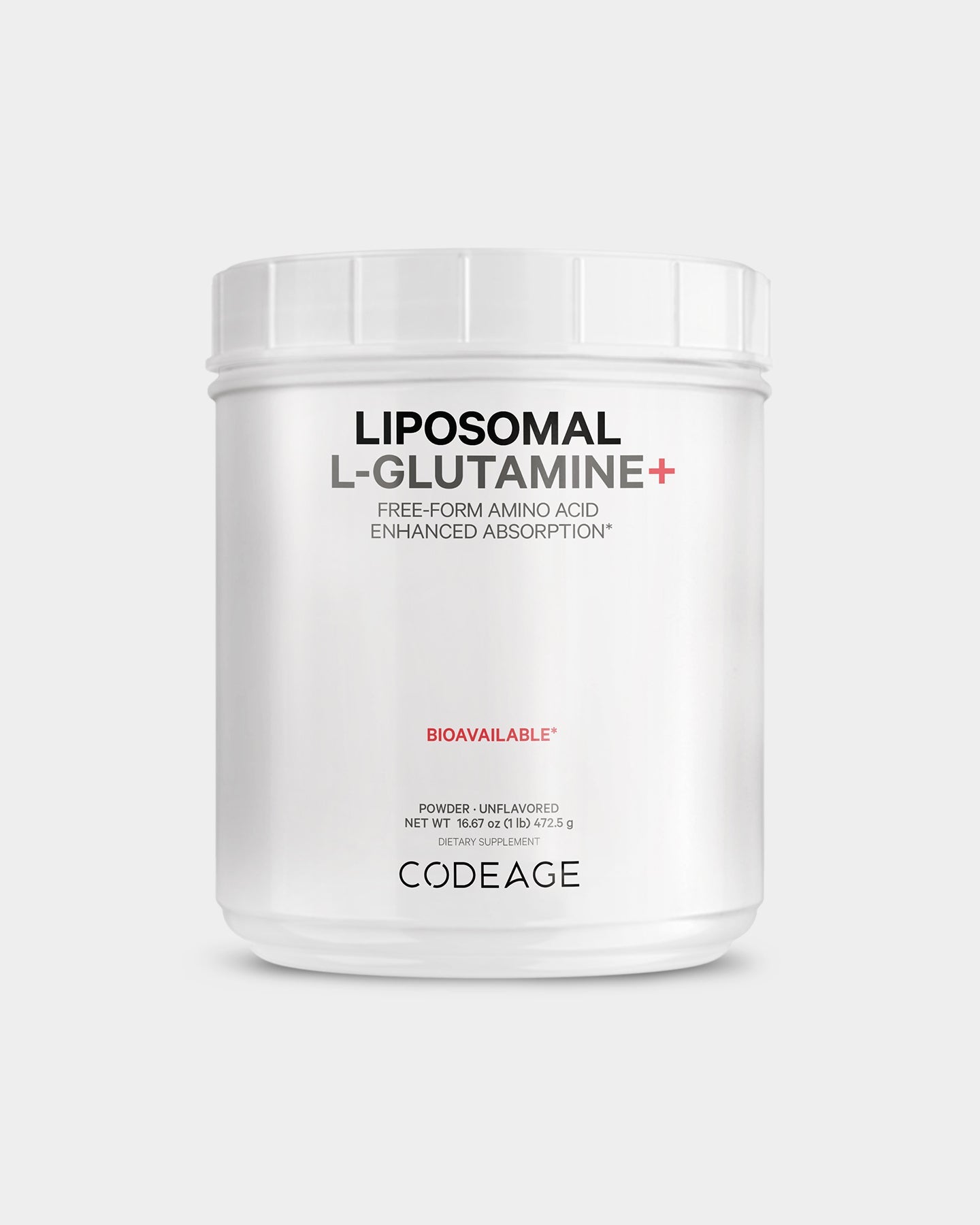 Codeage L - Glutamine+ Free - Form Amino Acid Powder Supplement - Bodybuilding.com