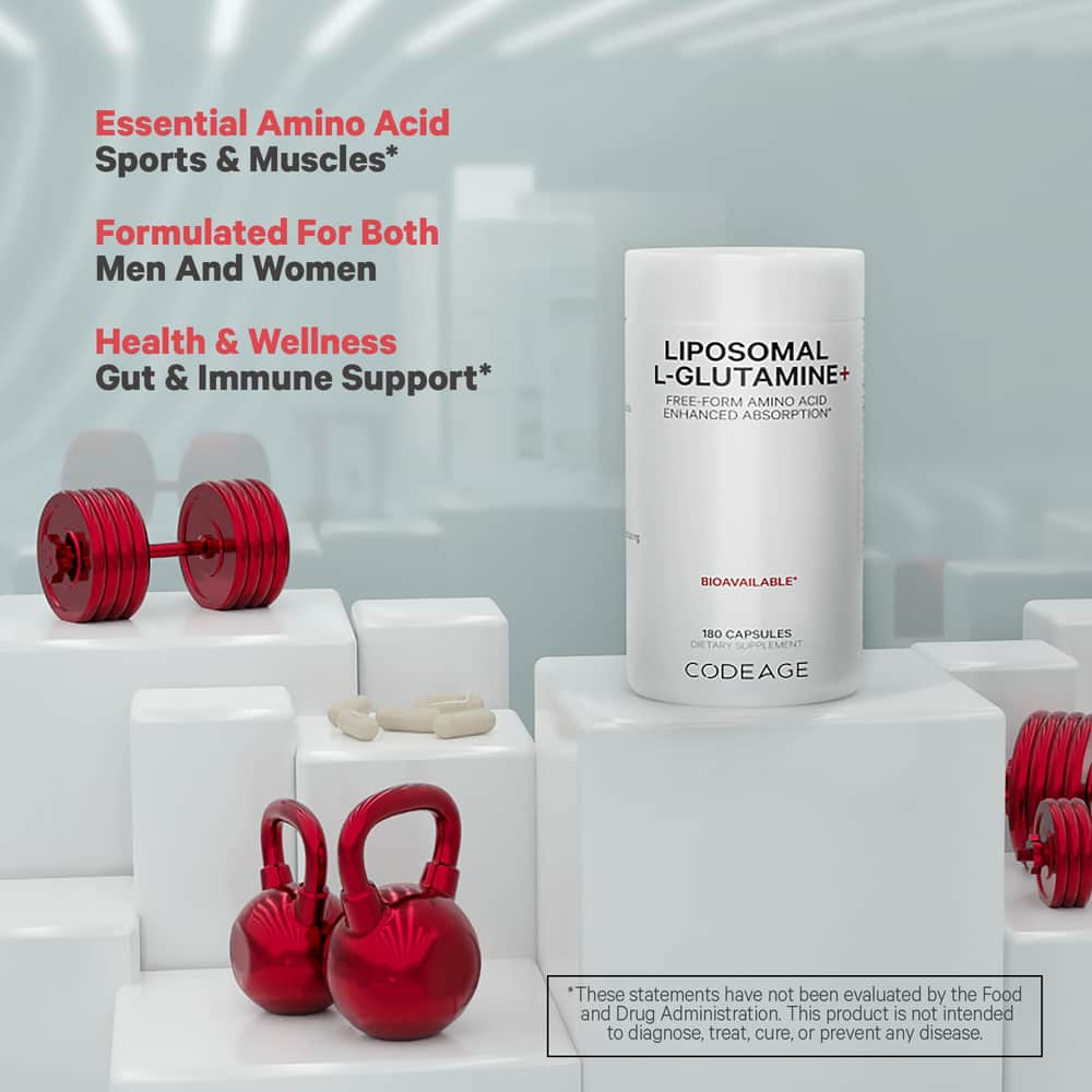 Codeage L - Glutamine+ Free - Form Amino Acid Supplement - Bodybuilding.com