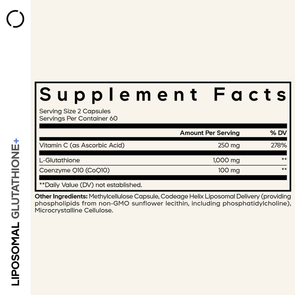 Codeage Liposomal Glutathione+ 1000 mg - Bodybuilding.com