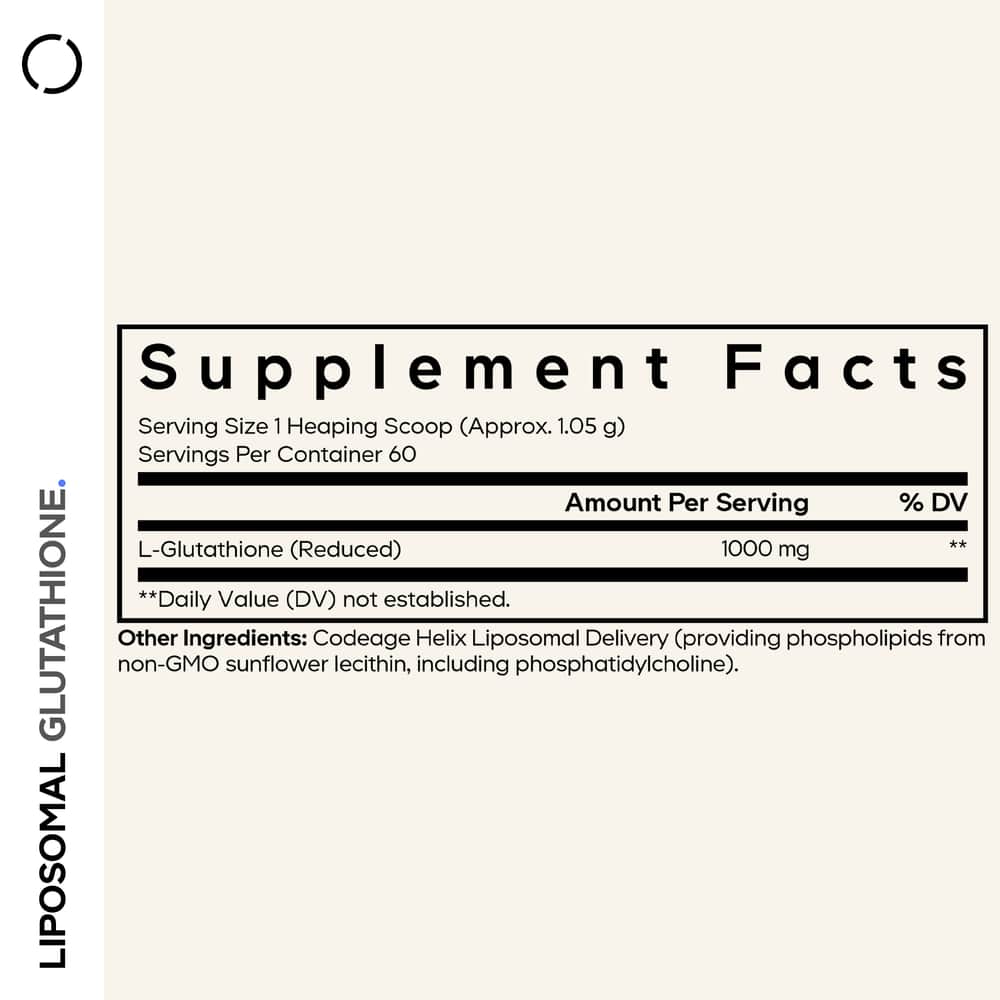 Codeage Liposomal Glutathione Powder 1000 mg - Bodybuilding.com