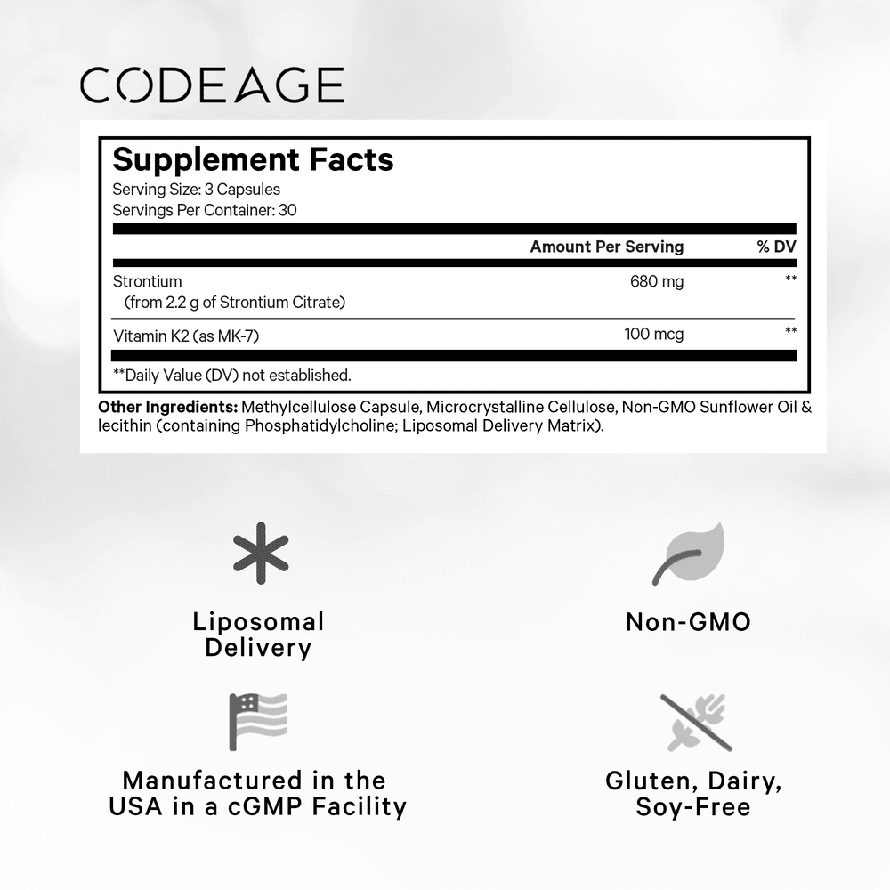 Codeage Liposomal Strontium - Bodybuilding.com