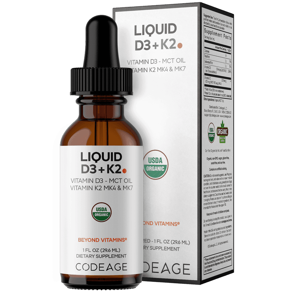 Codeage Liquid D3 + K2 - Bodybuilding.com