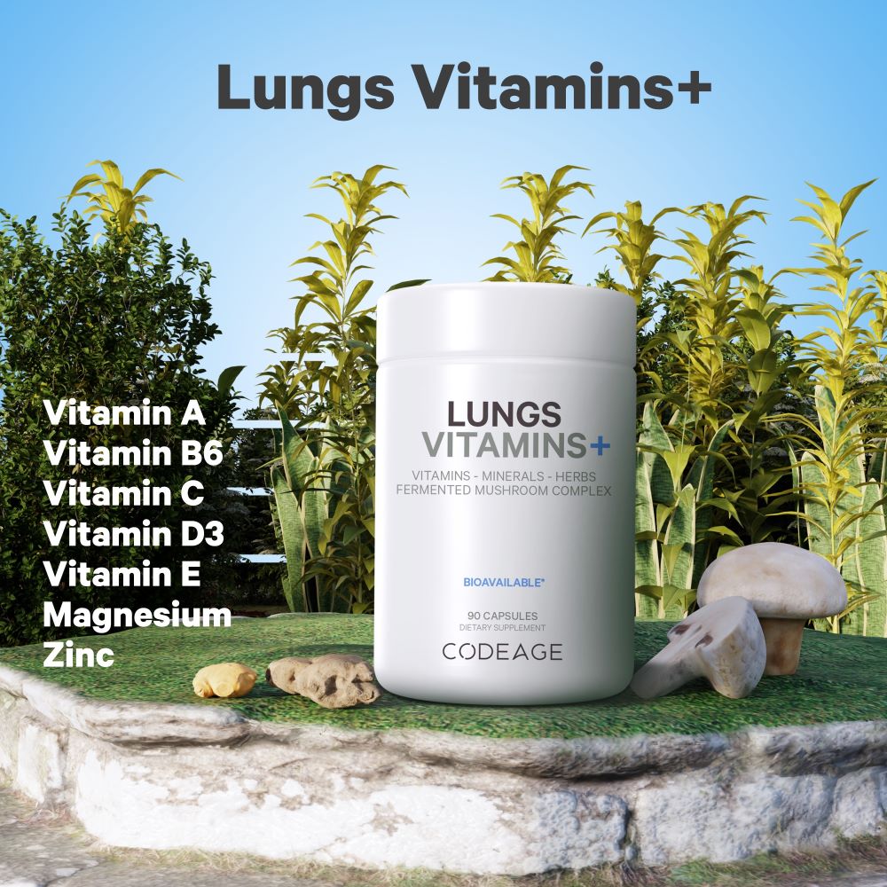 Codeage Lungs Vitamins - Bodybuilding.com