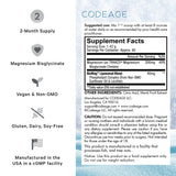 Codeage Magnesium Glycinate 100% Chelated Powder Supplement - Bodybuilding.com