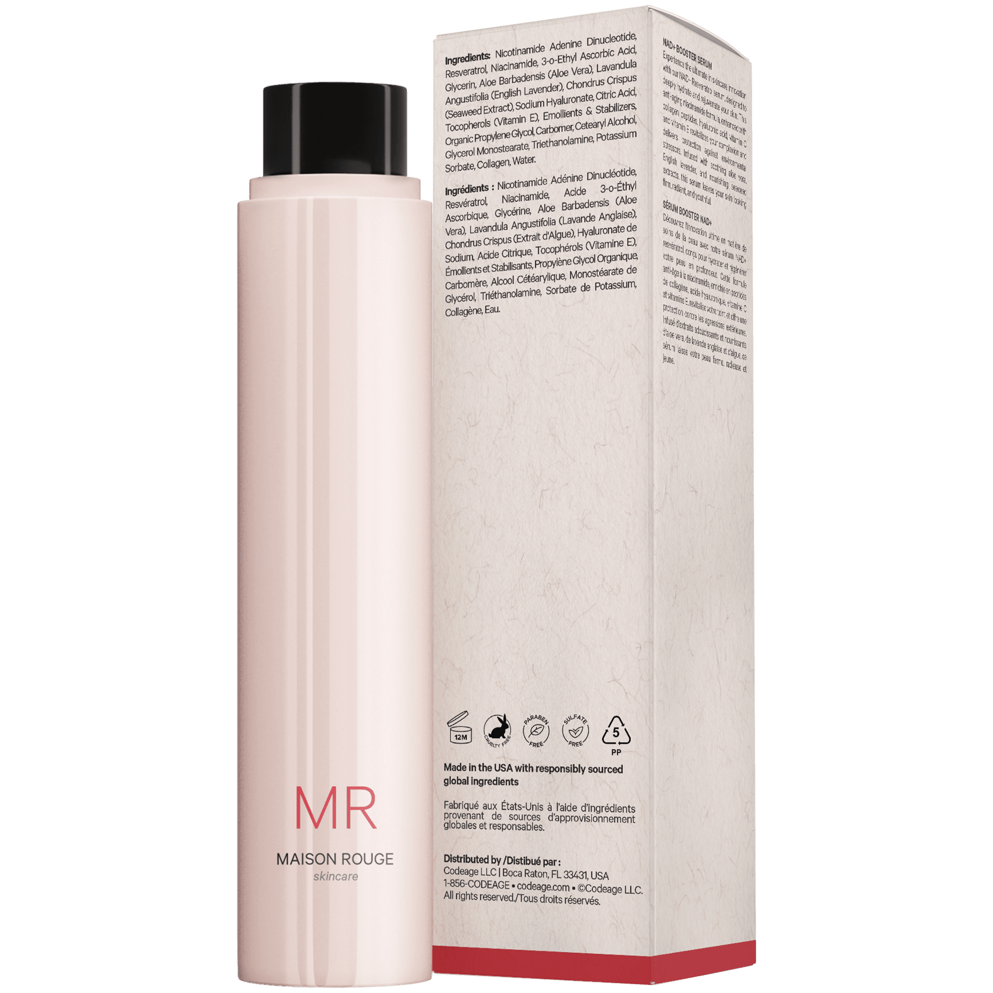 Codeage Maison Rouge NAD+ Face Serum Refill - Bodybuilding.com