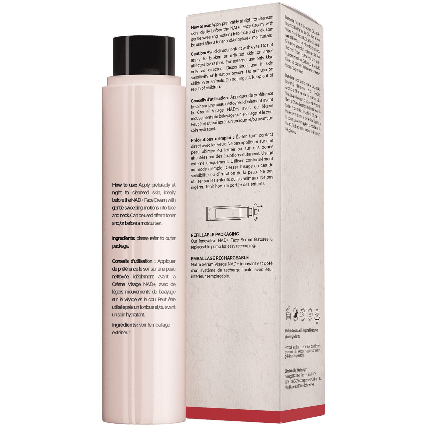 Codeage Maison Rouge NAD+ Face Serum Refill - Bodybuilding.com