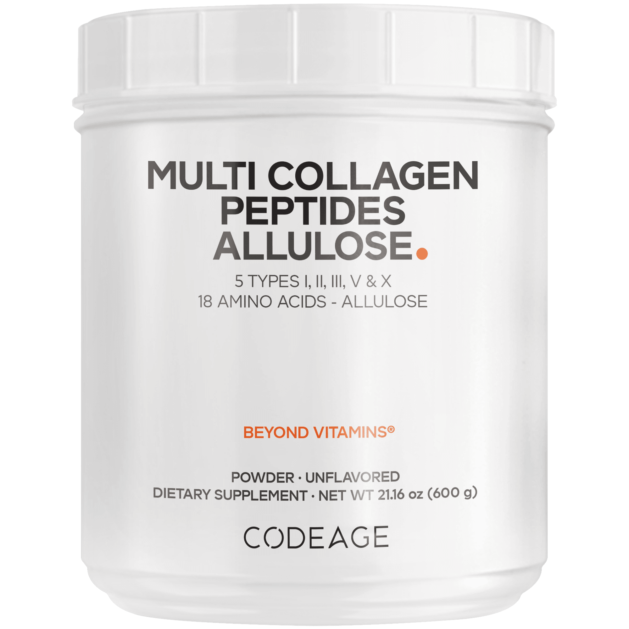 Codeage Multi Collagen Peptides Allulose Powder - Bodybuilding.com