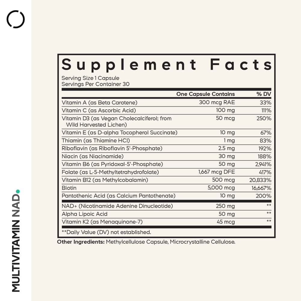 Codeage Multivitamin NAD+ - Bodybuilding.com