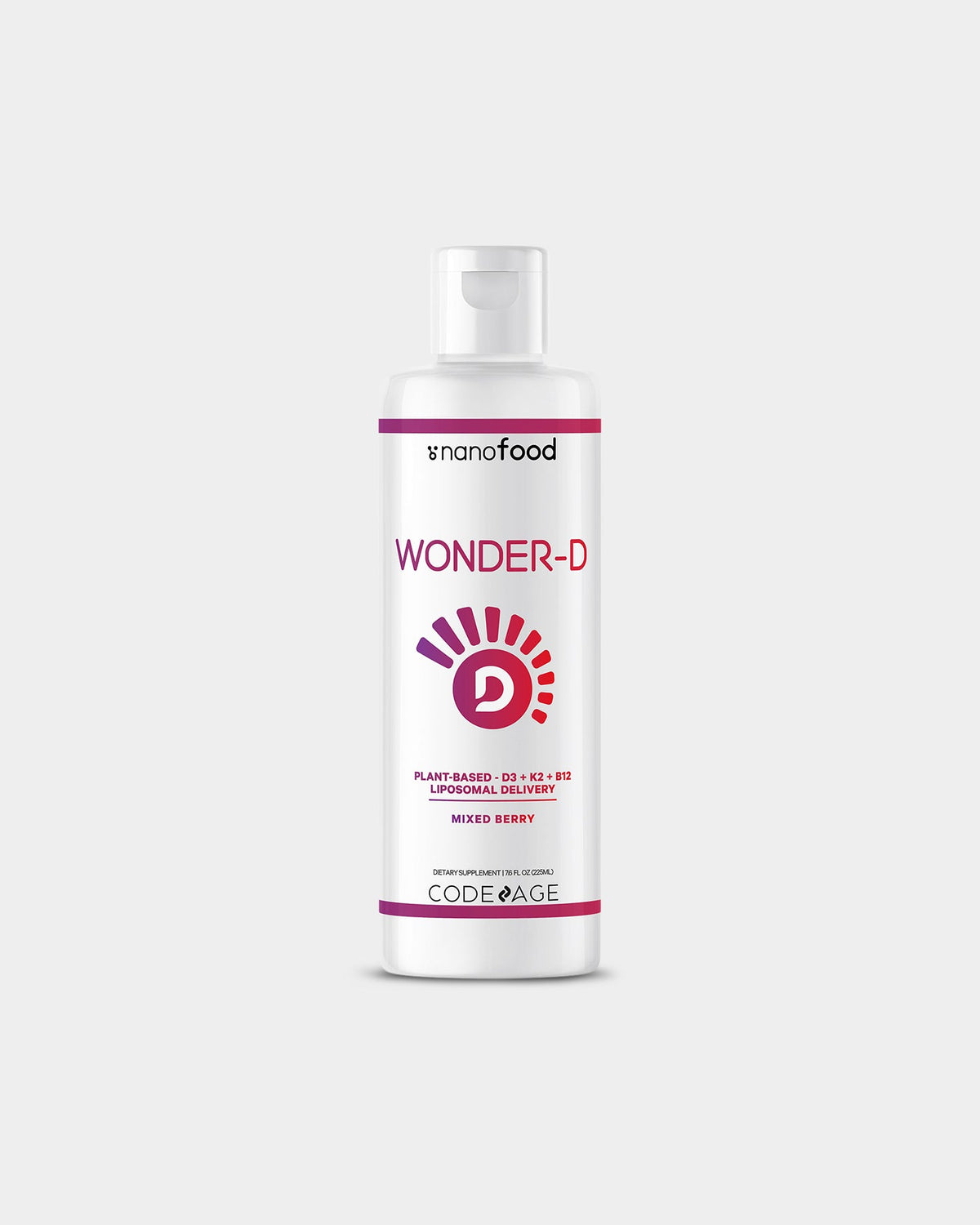 Codeage Nanofood Wonder - D Liquid Multivitamin - Bodybuilding.com