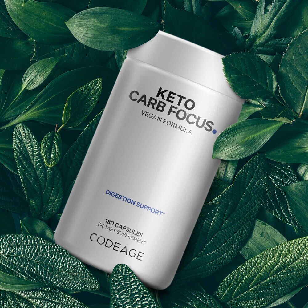 Codeage Nutrition Keto Carb Focus Vegan Formula Supplement - Bodybuilding.com
