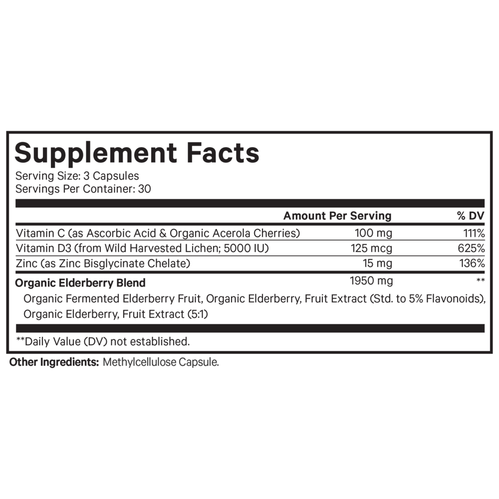 Codeage Organic Black Elderberry Blend - Bodybuilding.com