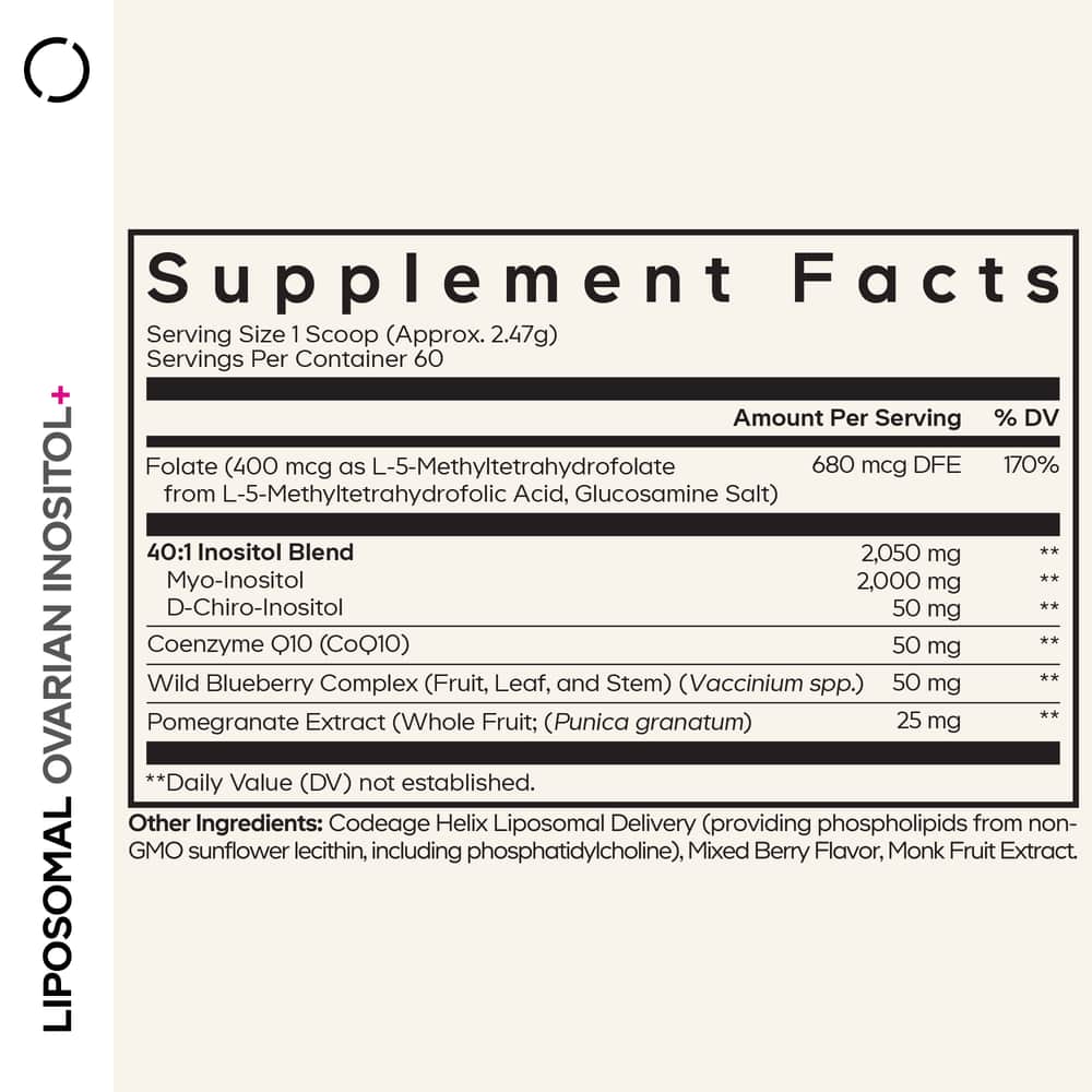 Codeage Ovarian Inositol+ Hormonal Balance Powder Supplement - Bodybuilding.com