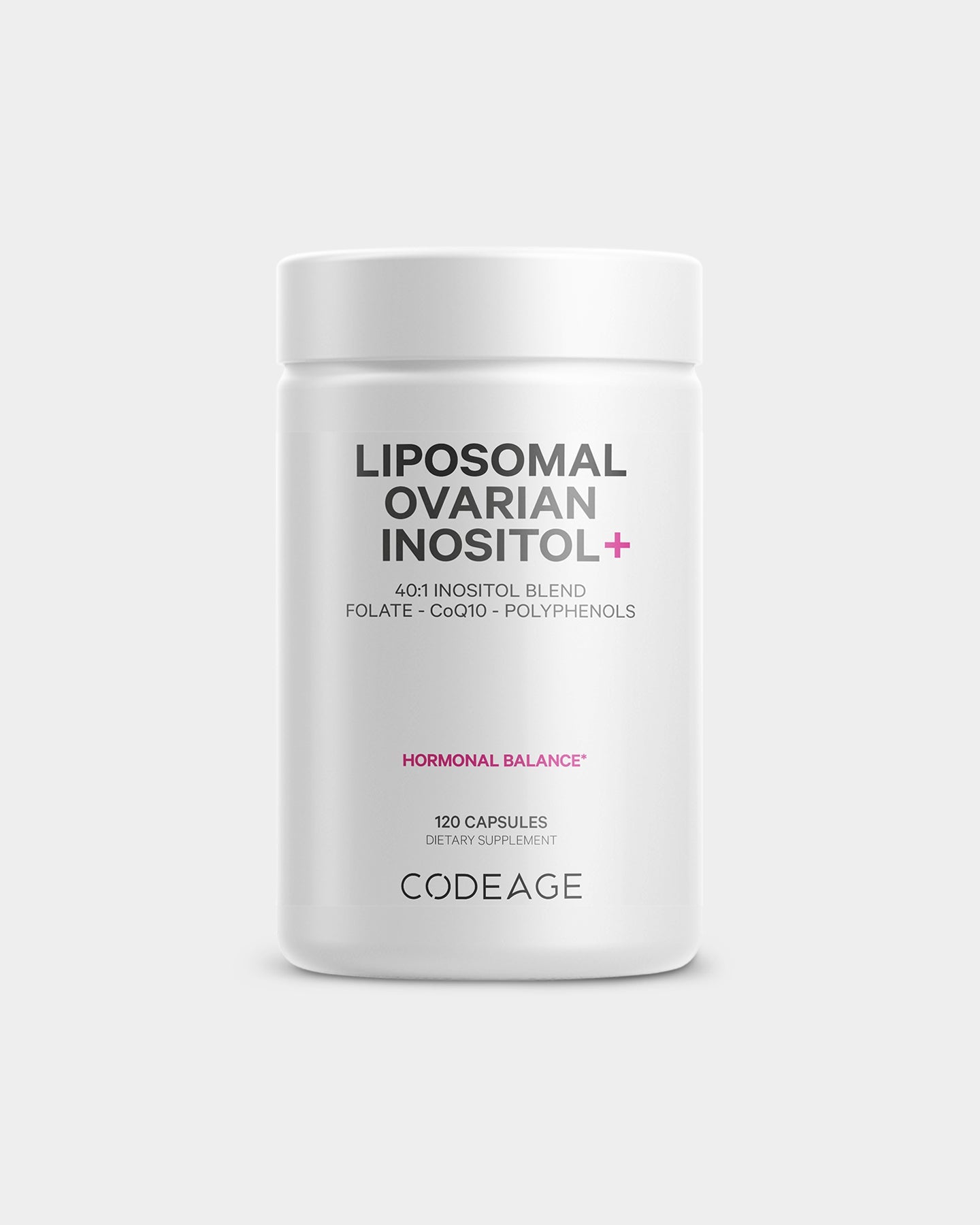 Codeage Ovarian Inositol+ Hormonal Balance Supplement - Bodybuilding.com