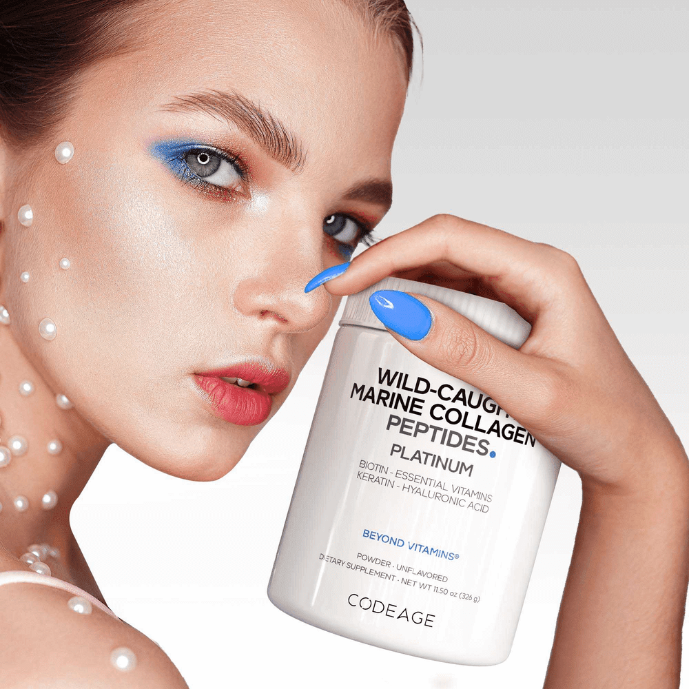 Codeage Platinum Marine Collagen Peptides Supplement Powder - Bodybuilding.com