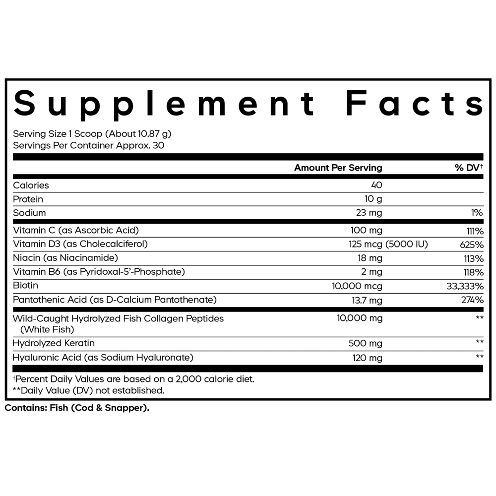 Codeage Platinum Marine Collagen Peptides Supplement Powder - Bodybuilding.com