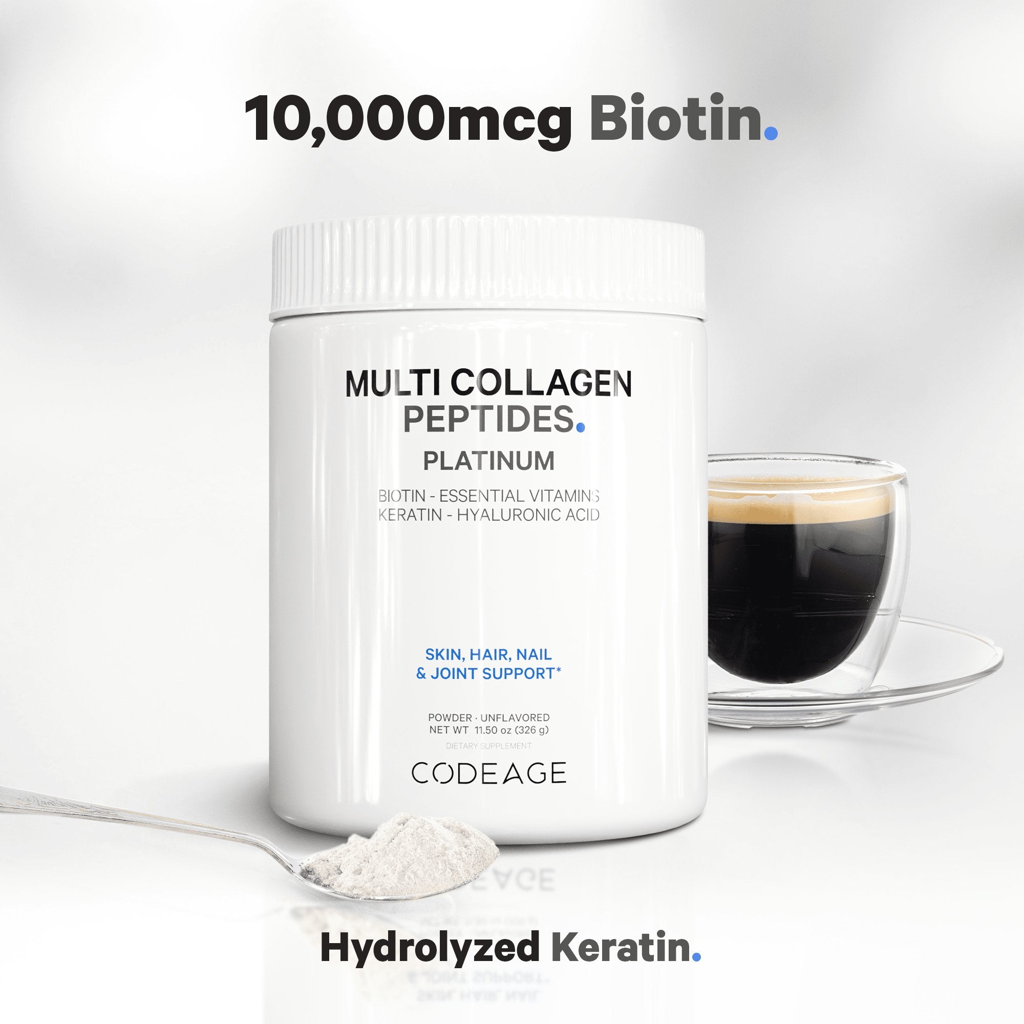 Codeage Platinum Multi Collagen Peptides Powder Supplement - Bodybuilding.com