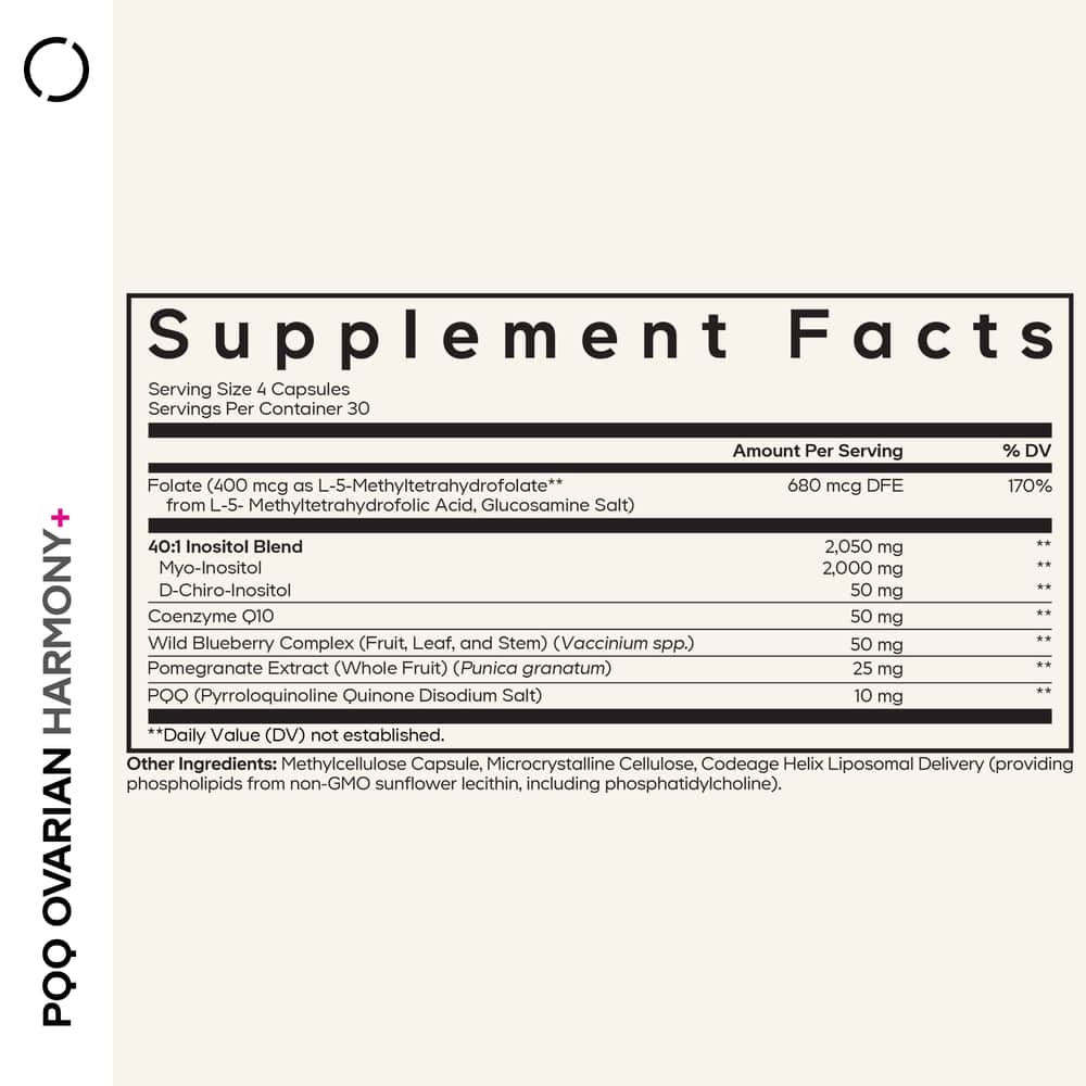 Codeage PQQ Ovarian Harmony+ - Bodybuilding.com
