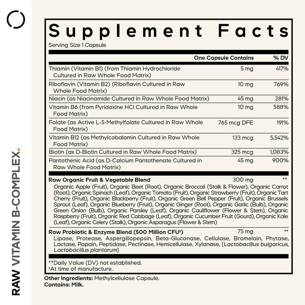 Codeage Raw Vitamin B Complex - Bodybuilding.com