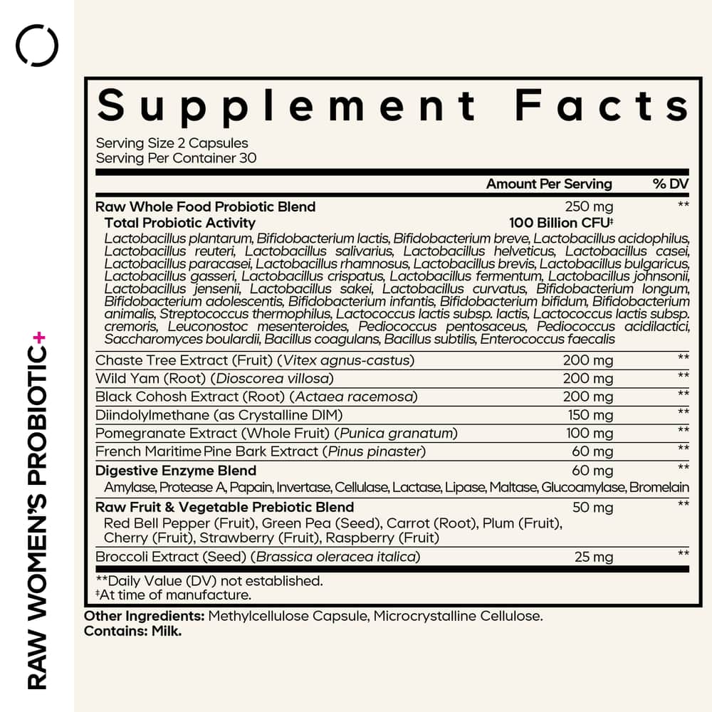 Codeage Raw Women's Probiotic+ - Bodybuilding.com