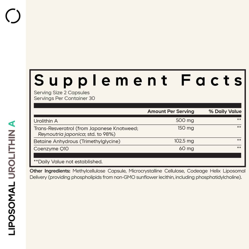 Codeage Urolithin A Eternal Resveratrol - CoQ10 Supplement - Bodybuilding.com