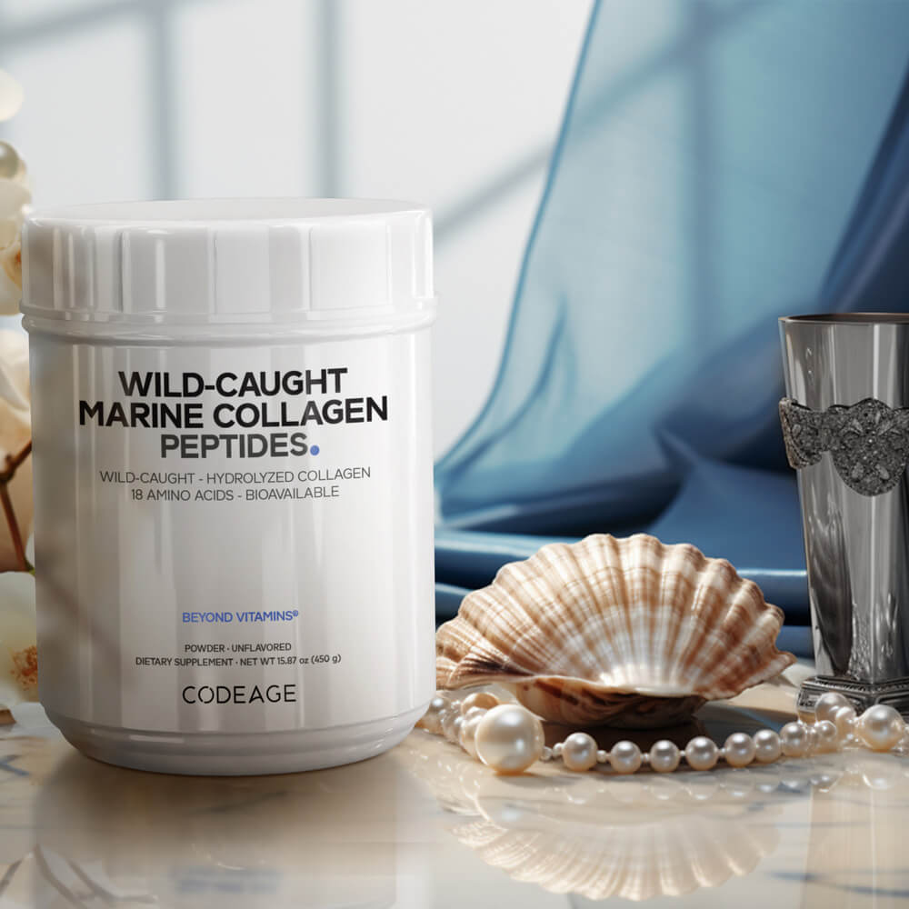 Codeage Wild Caught Marine Collagen Peptides Supplement Powder - Bodybuilding.com