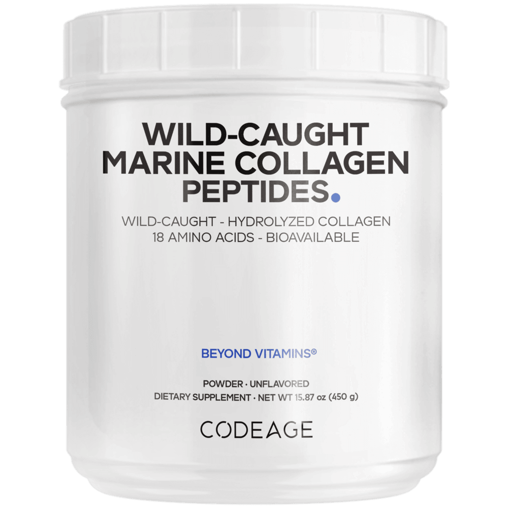 Codeage Wild Caught Marine Collagen Peptides Supplement Powder - Bodybuilding.com