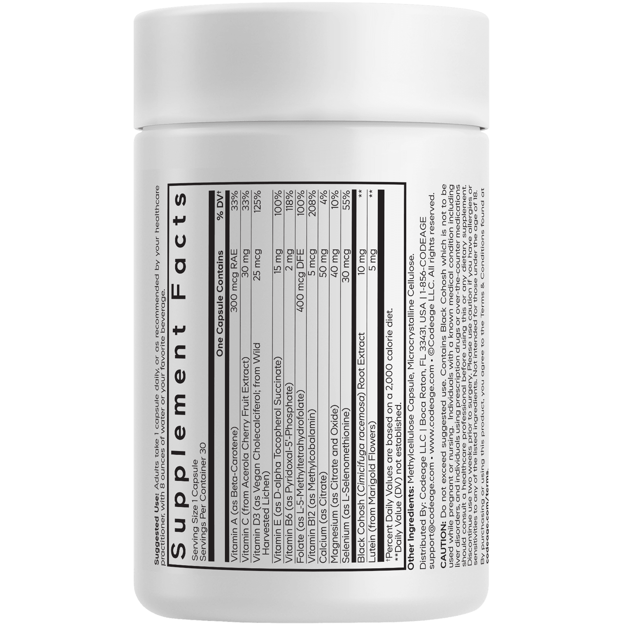 Codeage Women's Multivitamin 50 - Bodybuilding.com