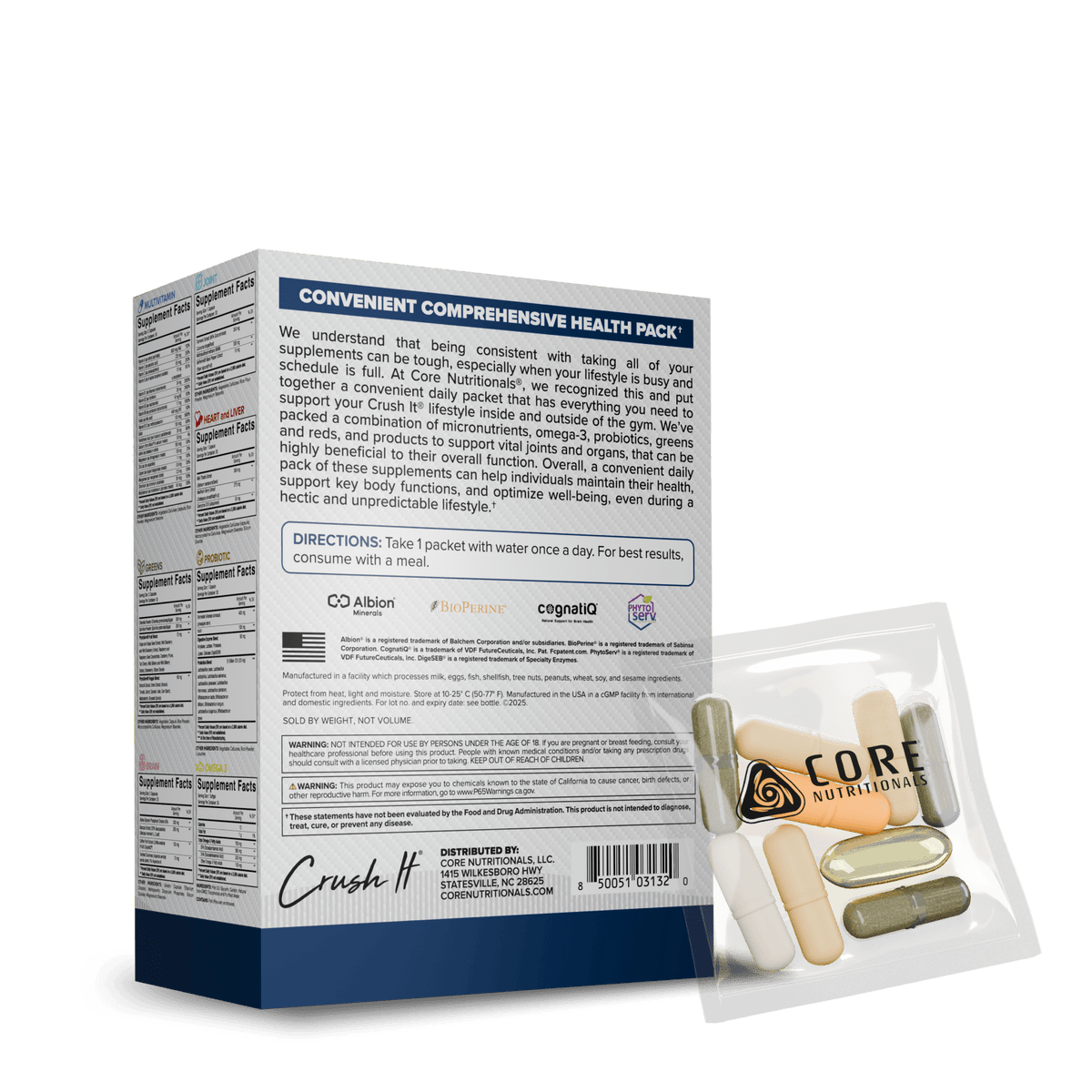 Core Nutritionals Daily Health Pack - Bodybuilding.com