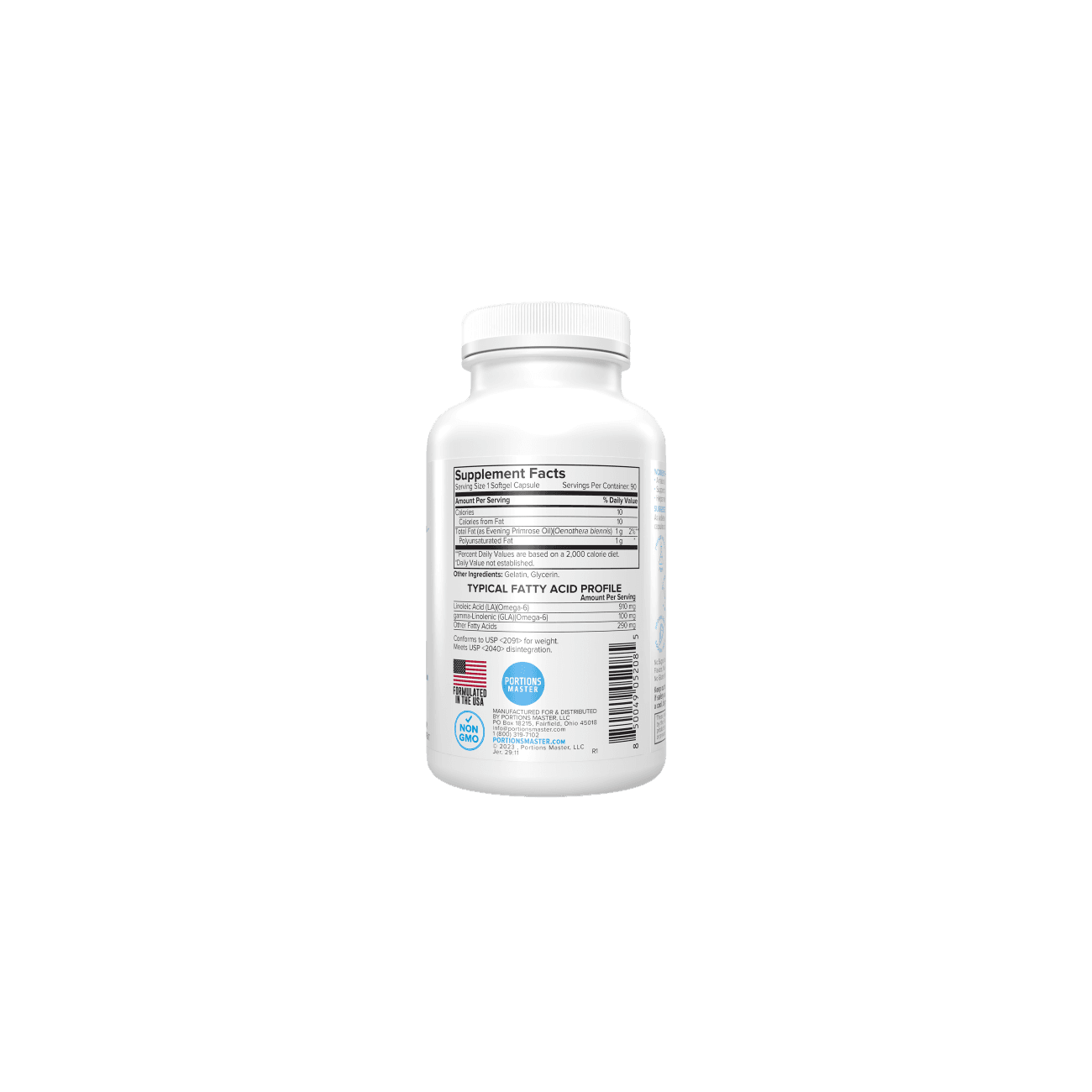Portions Master Women's Primrose Oil
