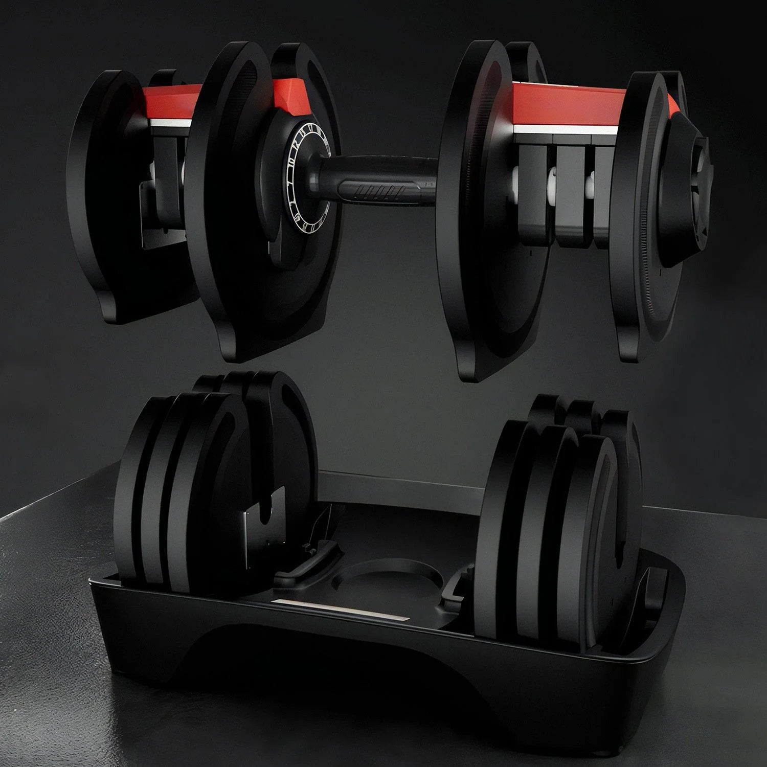 DMOOSE 2 - in - 1 Adjustable Dumbbell & Barbell 90 lb Set - Bodybuilding.com