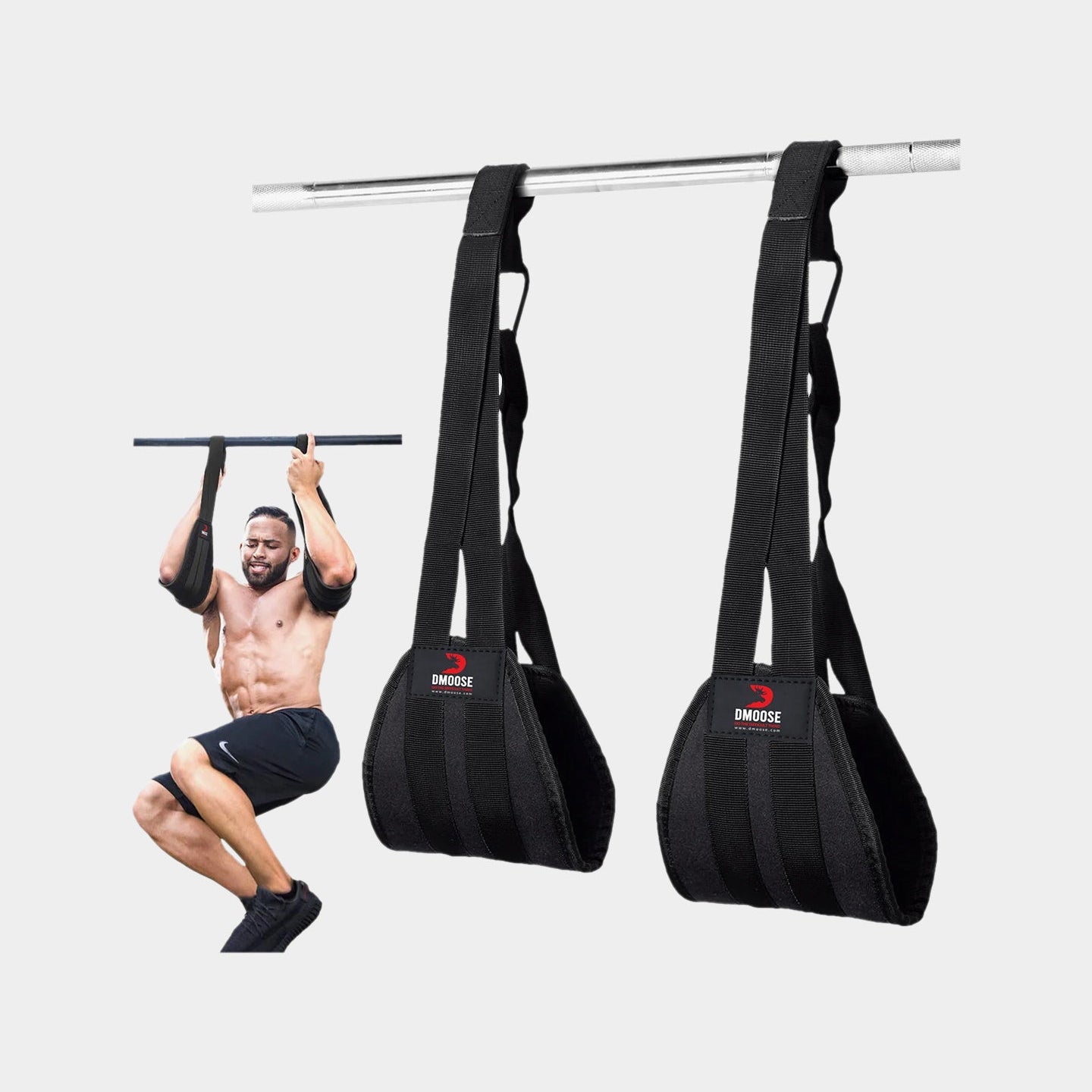 DMOOSE Ab Straps Pair - Bodybuilding.com