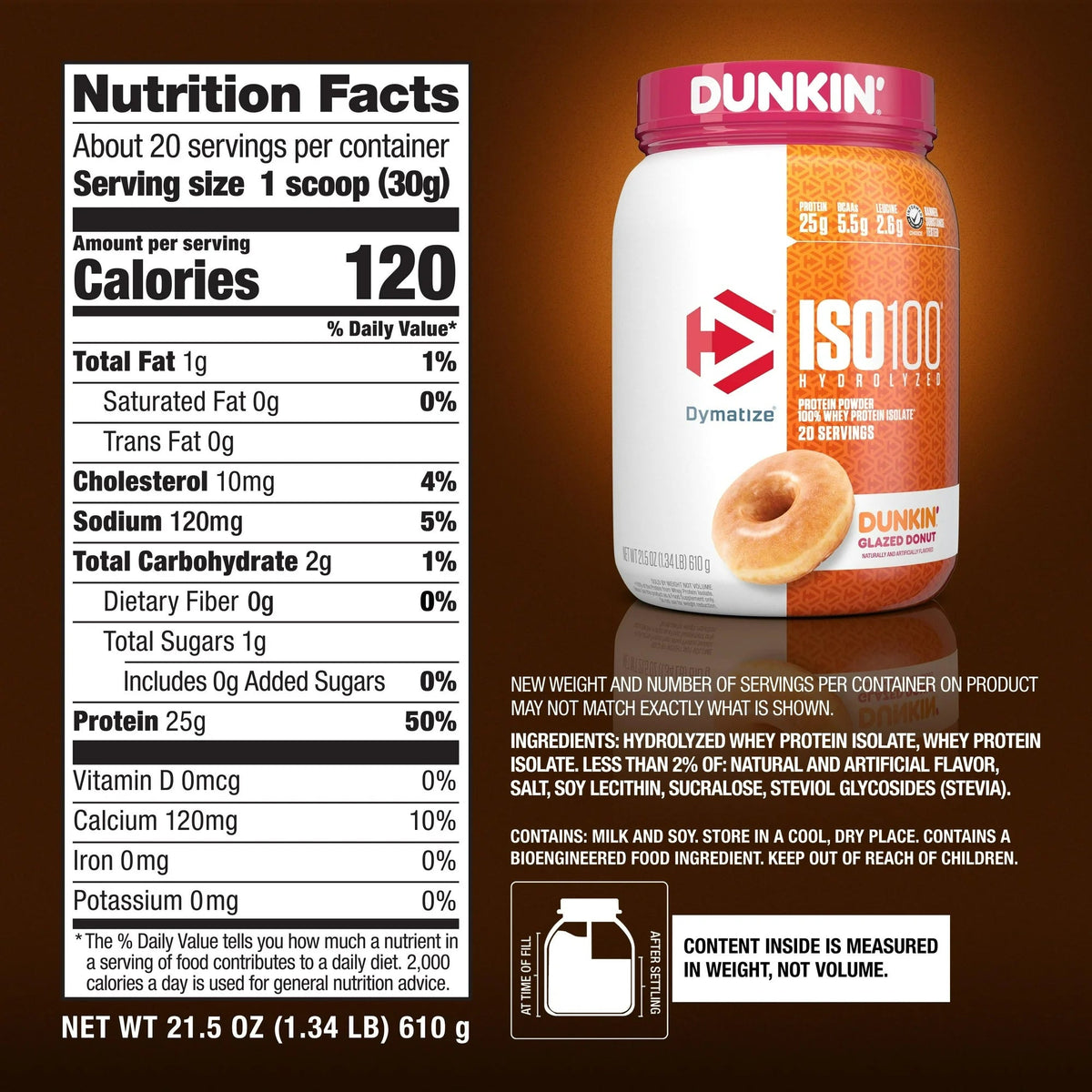 Dymatize ISO 100 Hydrolized Protein Powder - Bodybuilding.com