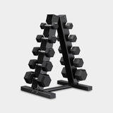 Epic Fitness 150 - Pound Dumbbell Set with A - Frame Rack - Bodybuilding.com