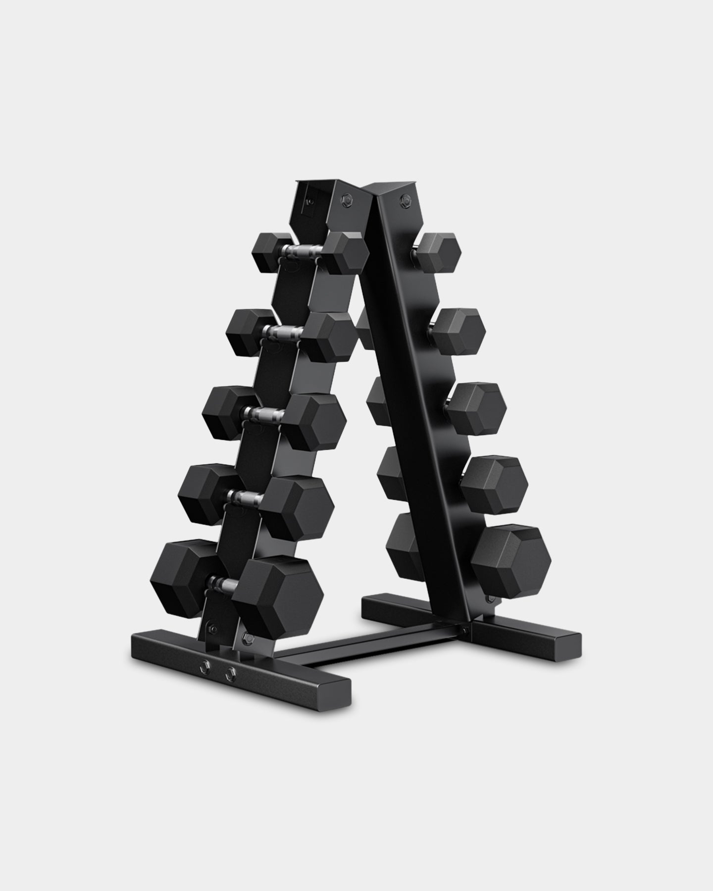 Epic Fitness 150 - Pound Dumbbell Set with A - Frame Rack - Bodybuilding.com