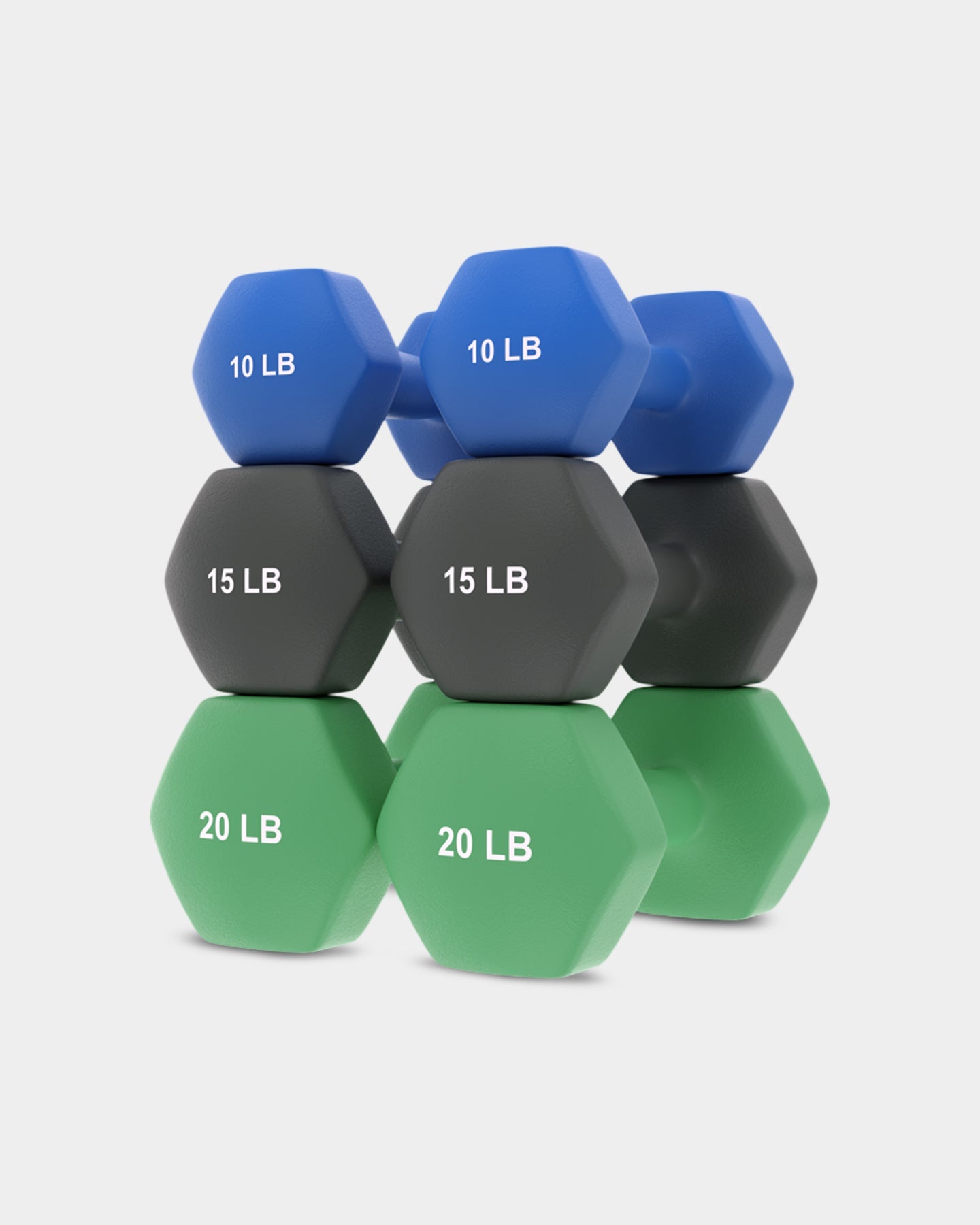 Epic Fitness Neoprene Coated Dumbbells - Bodybuilding.com