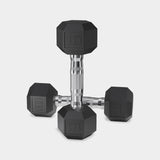 Epic Fitness Rubber Hex Coated Dumbbells - Bodybuilding.com