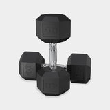 Epic Fitness Rubber Hex Coated Dumbbells - Bodybuilding.com